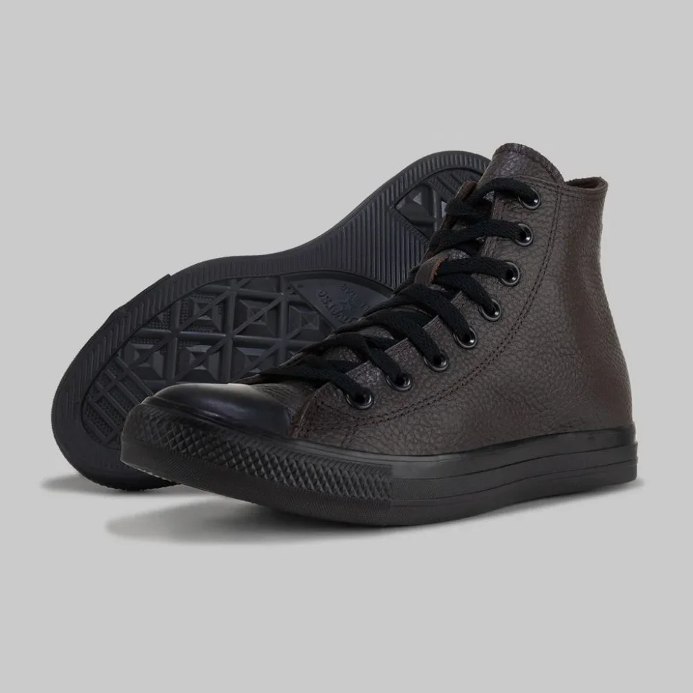 CONVERSE Chuck Taylor All Star Leather Boots Shoes 172012C Brown Men's N… - Picture 4 of 9